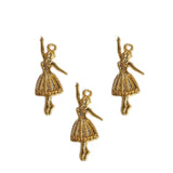 20 Pcs Pack/ Dancing Doll Gold Plated Zinc Alloy Meterial Jewelry Making Charms