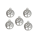 20 Pcs Pack/ Tree of Life Silver Plated Zinc Alloy Meterial Jewelry Making Charms