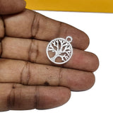 20 Pcs Pack/ Tree of Life Silver Plated Zinc Alloy Meterial Jewelry Making Charms