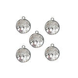 20 Pcs Pack/ Tree of Life Silver Plated Zinc Alloy Meterial Jewelry Making Charms