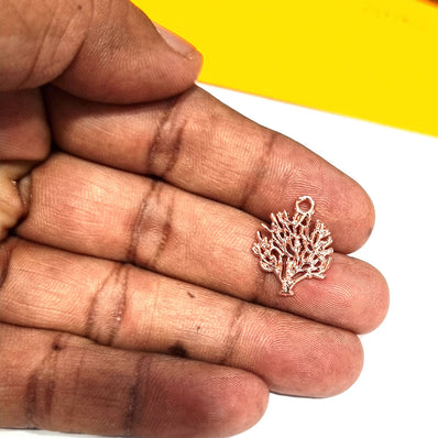 20 Pcs Pack/ Tree of Life Rose Gold Plated Zinc Alloy Meterial Jewelry Making Charms