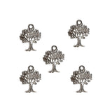 20 Pcs Pack/ Tree of Life Rhodium Plated Zinc Alloy Meterial Jewelry Making Charms