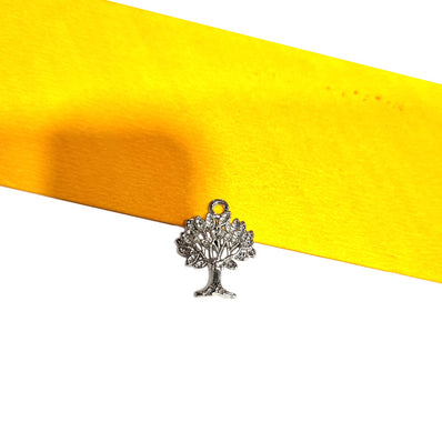 20 Pcs Pack/ Tree of Life Rhodium Plated Zinc Alloy Meterial Jewelry Making Charms
