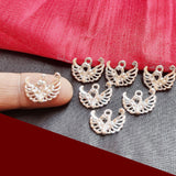 20 Pcs Pack Duck Silver Shiny Plating  in Size about  14x17mm Metal Charms for jewelry making