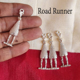 5 Pcs Pack Road Runner Silver Jewelry Making Charms In Size about mm