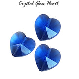 Blue 10/PCS LOT, FINE QUALITY OF CRYSTAL GLASS HEART SHAPE BEADS IN SIZE ABOUT 14X12MM