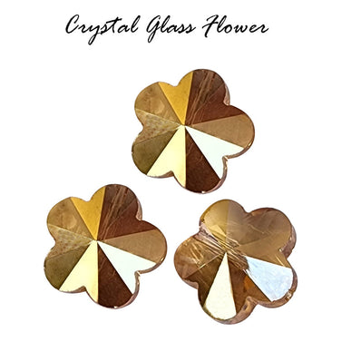 Peach AB 10/PCS LOT, FINE QUALITY OF CRYSTAL GLASS Flower start SHAPE BEADS IN SIZE ABOUT 14mm