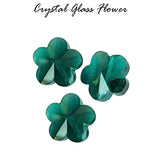 Teal 10/PCS LOT, FINE QUALITY OF CRYSTAL GLASS Flower start SHAPE BEADS IN SIZE ABOUT 14mm