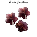 Purple 10/PCS LOT, FINE QUALITY OF CRYSTAL GLASS Star Flower SHAPE BEADS IN SIZE ABOUT 14mm