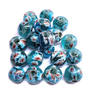 Millefiori Colorful Mushroom Beads - Millefiori Mushroom Beads - Millefiori  Glass Beads – Athenian Fashions Inc.