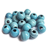10/Pcs Pkg. Vintage, old rare Beads in Size About 18MM Turquoise Color