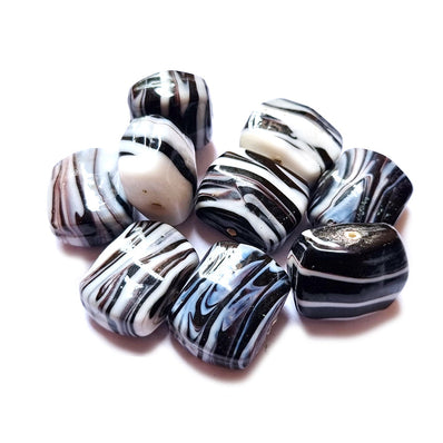 10/Pcs Pkg. Vintage, old rare Beads in Size About 20X26MM Black Color