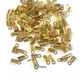 500 Pcs pack  Wholesale 9x3mm Tips beads cord end crimp component findings for jewellery making