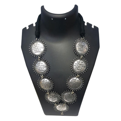 encrypted necklace Locket Hidden Message Necklace