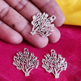 10/Pcs Pkg. Tree of Life Charms for Jewelry Making in Size about 24x29mm Color Silver Oxidized