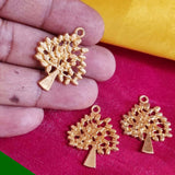 10/Pcs Pkg. Tree of Life Charms for Jewelry Making in Size about 18x22mm Color Gold Shiny