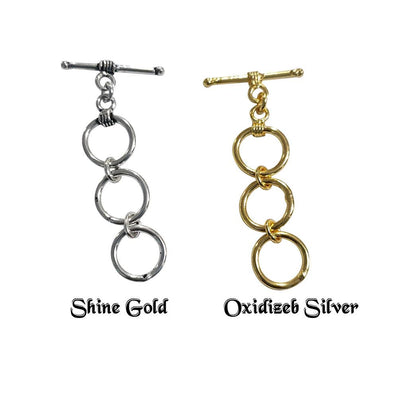 10 Pcs Pack 2 Color Choice High Quality Toggle clasps (also called T-bar closures) for Jewelry Making