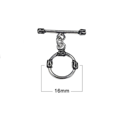 10 Pcs Pack Silver Polished High Quality Toggle clasps (also called T-bar closures) for Jewelry Making