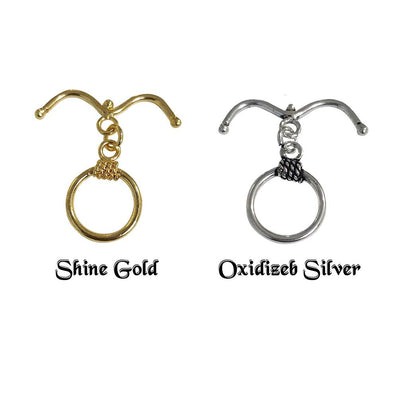 10 Pcs Pack 2 Color Choice High Quality Toggle clasps (also called T-bar closures) for Jewelry Making