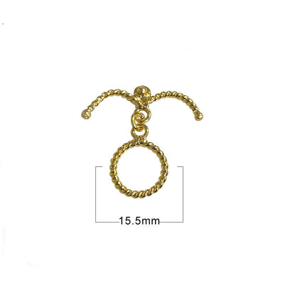 10 Pcs Pack 2 Color Choice High Quality Toggle clasps (also called T-bar closures) for Jewelry Making