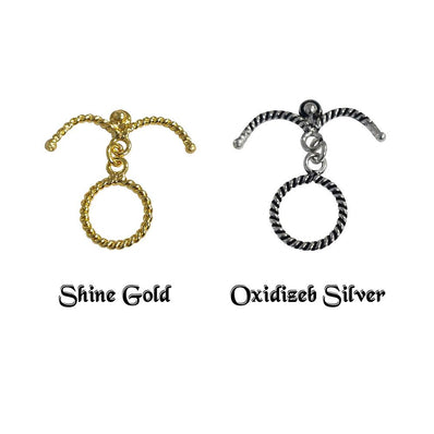 10 Pcs Pack 2 Color Choice High Quality Toggle clasps (also called T-bar closures) for Jewelry Making