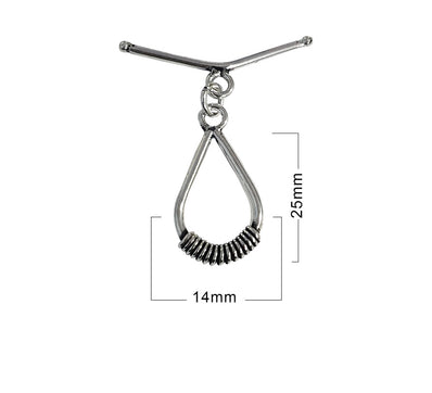 10 Pcs Pack 2 Color Choice High Quality Toggle clasps (also called T-bar closures) for Jewelry Making