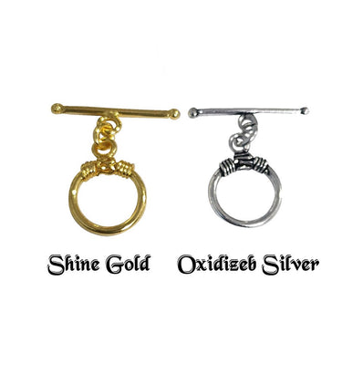 10 Pcs Pack 2 Color Choice High Quality Toggle clasps (also called T-bar closures) for Jewelry Making