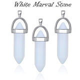 Pencil Tower Charms Pendants small size, 100% Authentic Gemstone Pendants Sold Per Piece.