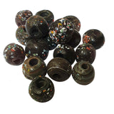 50 Pcs Pack Large Size Vintage Old Trade Beads for Jewelry Making  About 3~5mm Hole