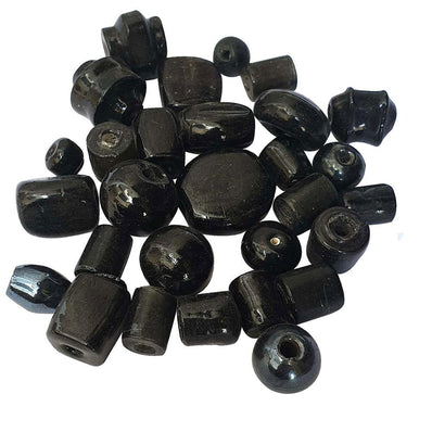 100 Pcs Pack Large Size Vintage Old Trade Beads for Jewelry Making  About 3~5mm Hole