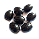 10/Pcs Pack large Glass beads Size about 18x22mm