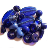 250/Gram Pack large Glass beads Size about Random Mix Color 15~30mm