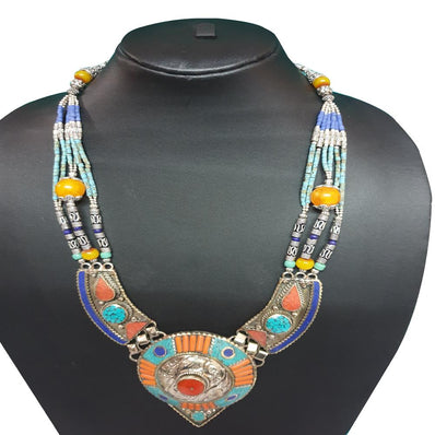 Handcrafted Tibetan jewelry Necklace for woman. Sold by Per Piece