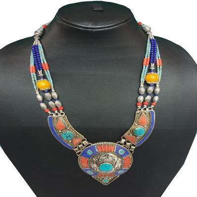 Handcrafted Tibetan jewelry Necklace for woman. Sold by Per Piece
