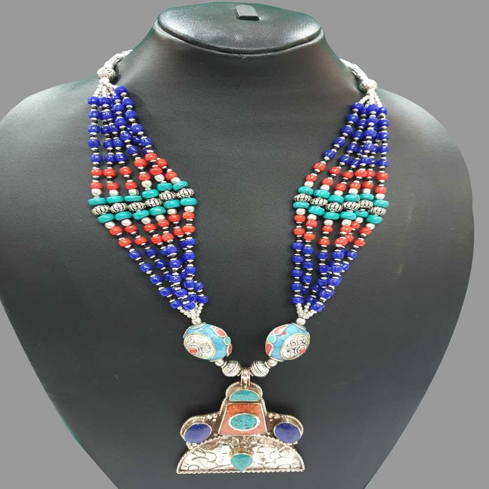 Vintage Tibetan Bead Necklace, Women's Fashion, Jewelry & Organisers,  Precious Stones on Carousell