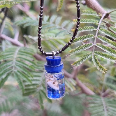 Beautiful Tube Pendants Filled with Cowrie Shells Sold by Per Piece Pack' 20 mm Approx