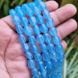 Tumble shape Jade semi precious beads beads