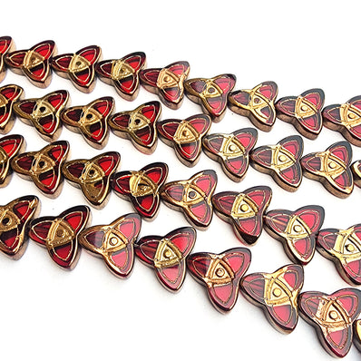 CHAKRA CARVING' 12 MM' ELECTROPLATED BEADS' APPROX 23-24 BEADS SOLD BY PER LINE PACK