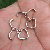 10 PIECES PACK' SILVER OXIDIZED TOGGLE CLASP JEWELLERY FINDINGS