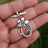 5 PIECES PACK' SILVER OXIDIZED TOGGLE CLASP JEWELLERY FINDINGS