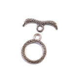 5 Pcs Pkg. German Silver Toggle Clasps for jewelry making in Size about ( accept toggle stick) 16x20mm