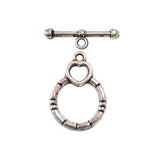 5 Pcs Pkg. German Silver Toggle Clasps for jewelry making in Size about ( accept toggle stick) 16x22mm