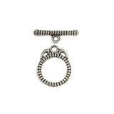 5 Pcs Pkg. German Silver Toggle Clasps for jewelry making in Size about ( accept toggle stick) 16x23mm