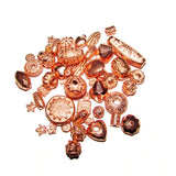 500 Pcs Pack, Random mix CCB Metallic Beads charms for jewelry and Crafts Making