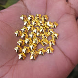 200 Pcs Pkg. LIGHT WEIGHT BEAD CAPS FOR JEWELRY MAKING IN SIZE ABOUT 6mm Gold Color