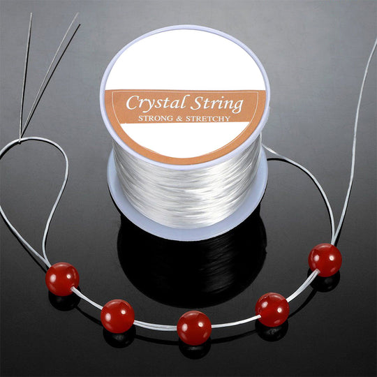 1 reel 40m Elastic Bracelet String Cord Stretch Bead Cord for