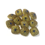 4 Pieces Pack' Size 21x14 mm Handmade Victorian Beads