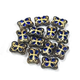 4 Pieces Pack' Size 20x13 mm Handmade Victorian Beads