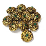 4 Pieces Pack' Size 20x14 mm Handmade Victorian Beads