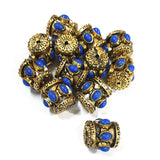 4 Pieces Pack' Size 18 mm Handmade Victorian Beads